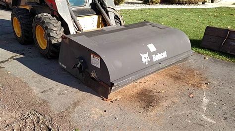 skid steer attach sweeper|bobcat sweeper attachment for sale.